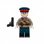 WWII Soviet NKVD Officer Minifigures Minifigs Toy Gift
