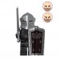 8pcs Ancient Warrior Castle Guard Heavy Armored Knight Minifigures Minifigs Toys
