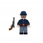 5pcs American Civil War Union Army Sergeant Commander Minifigures Minifigs Toys