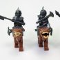 12pcs Gundabad Orcs and Azog Warg Rider The Hobbit Lord of the Rings Minifigures