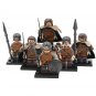 6pcs/set Game of Thrones Soldiers of Winterfell Eddard Stark Minifigures