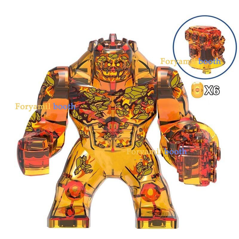 Fire Elemental (Molten Man) Spiderman Far From Home Marvel Minifigures Toy