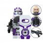 10pcs Star Wars Mace Windu the 187th Legion Minifigures Minifigs Toy Gift