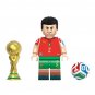 6pcs World Cup van Dijk Modric De Bruyne Bellingham Rudiger Minifigures Minifigs