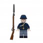 6pcs US Civil War Confederate soldier Union soldier Minifigures Minifigs Toys