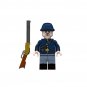 5pcs American Civil War Union Army Cavalry Corporal Minifigures Minifigs Toys