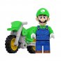 Mario Luigi Motorcycle Minifigures Minifigs Toy Gift