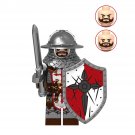 Medieval Knight Warrior Templar Knight Minifigures Minifigs Toy Gift