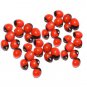 Natural Crab's Eye Seeds Rosary Pea/Peonia/Coral Beads For Make Fashion Jewelry 250 Seeds
