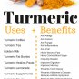 Organic Turmeric Root Curcumin Powder(Curcuma longa) 60 Capsules For General Wellnes