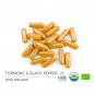 Pure Organic Turmeric Curcumin with Black Pepper Extra Strength Health 60 Capsules