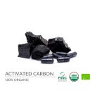 Organic Natural Activated Carbon/Charcoal 60 Capsules From Sri Lanka For Detox