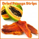 Organic Papaya Dried Strips Dehydrated Fruit (Carica papaya) 100g