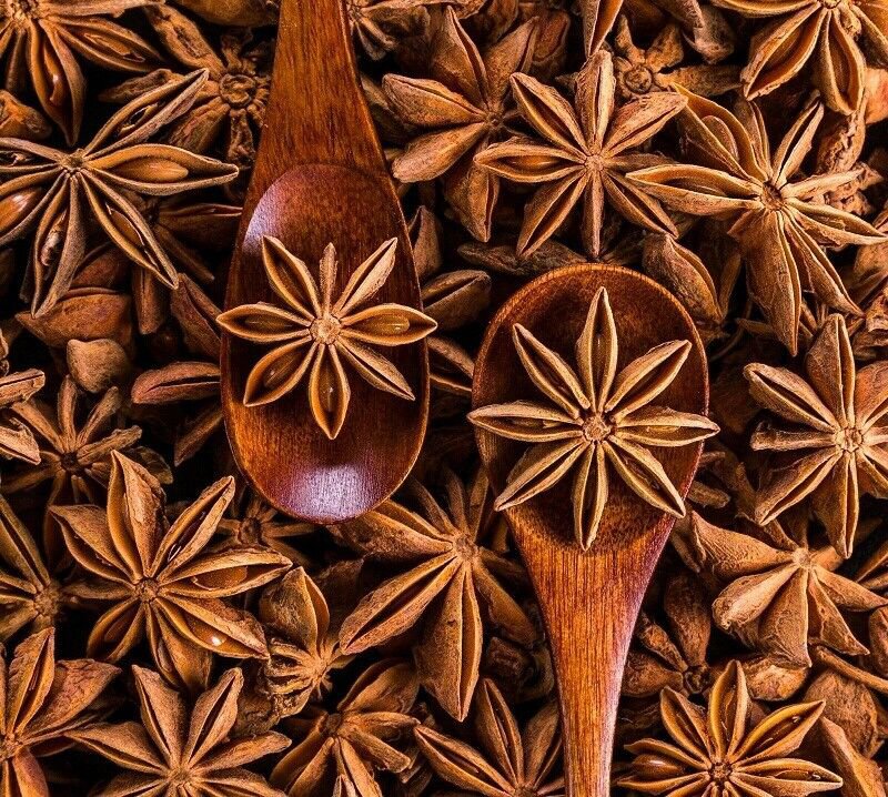 Premium Quality Whole Star Anise Seeds (An&Atilde;&shy;s Estrella) Ilicium verum Spice 50 g