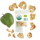 Organic Dehydrated Soursop/Graviola/Brazilian Pawpaw Fruit Pieces(Custard Apple) 150 g