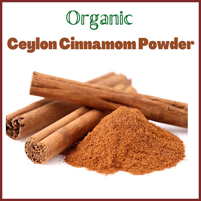 Organic Ceylon Cinnamon Powder "True Cinnamon" (Cinamomum Zylanicum) Spice 100 g