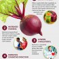 Organic Beetroot Powder (Beta Vulgaris) For Natural Food Color & Juice 100 g