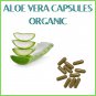 Organic Aloe Vera Gel Powder 60 Capsules Herbal Digestive Defender, Cleanse & Gut