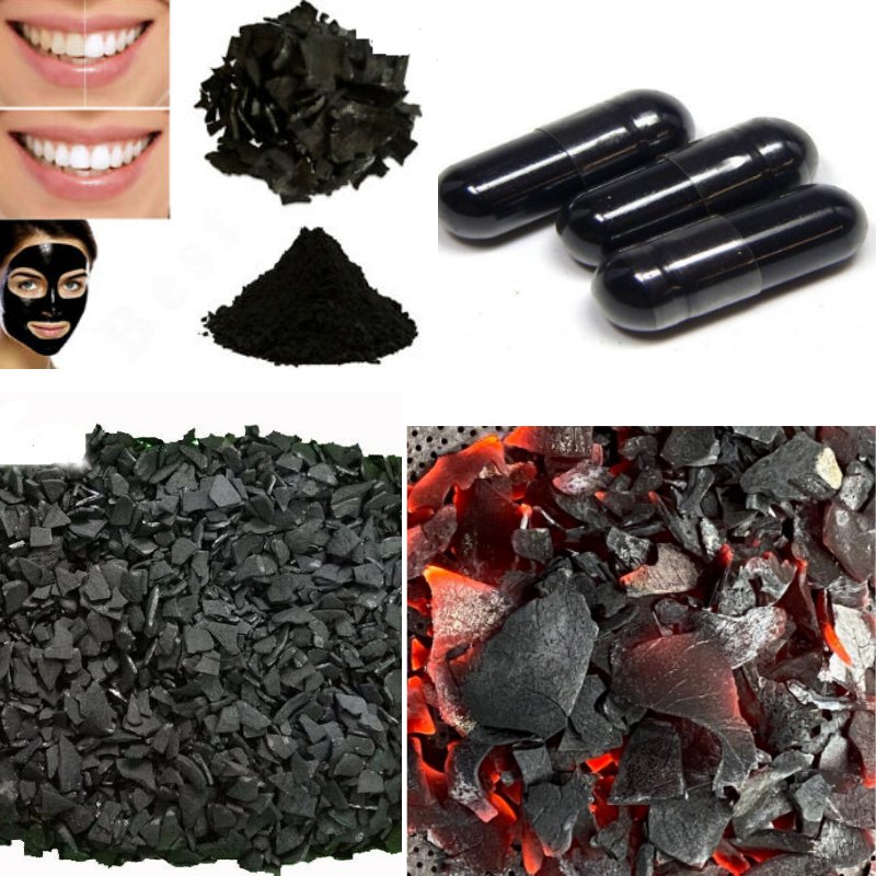 Pure Coconut Shell Charcoal Chips G