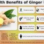 Organic Ginger(Zingiber Officinale) 90 Capsules Antioxidant, Anti-aging & Immunity