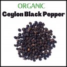 Ceylon Black Pepper (Piper nigrum) Whole Seeds 250 g High Quality Organic Peppercorns