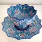 Enameled metal small plate bowl