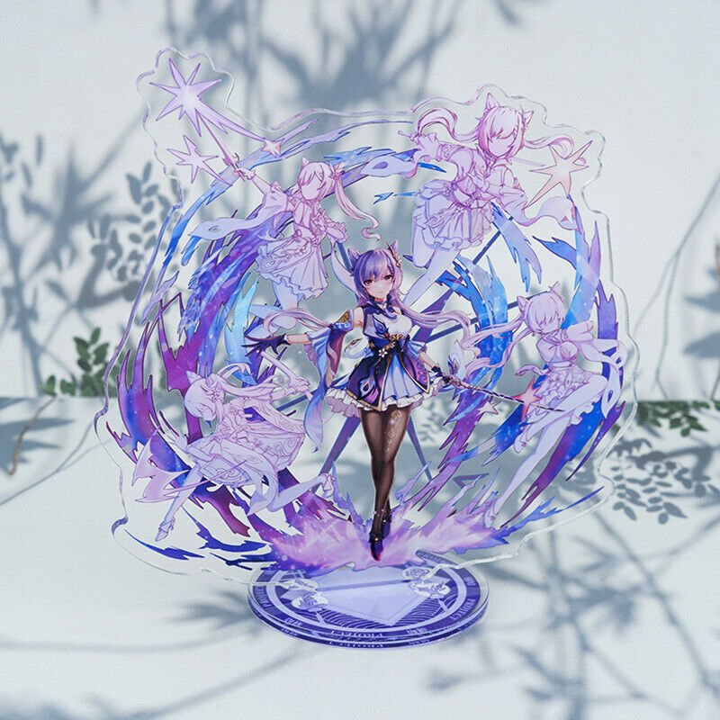 Keqing Genshin Impact Acrylic Figure Stand
