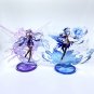 Genshin Impact 2 Pcs Keqing and Ganyu Acrylic Figure Stand