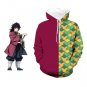 Giyo Kimono Suit Kimetsu No Yaiba Unisex Hoodie