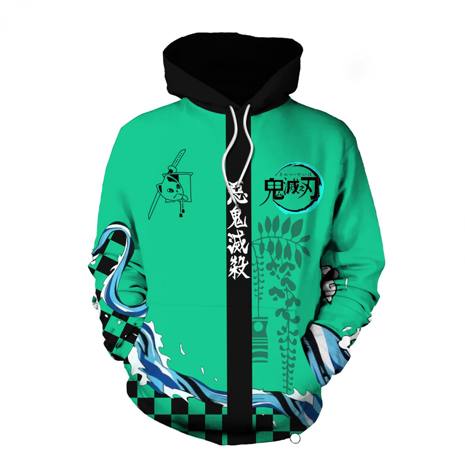 Tanjiro Water Wheel Kimetsu No Yaiba Unisex Hoodie
