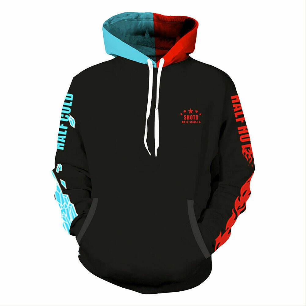 Shoto Todoroki Boku No Hero Unisex Hoodie