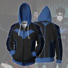 Nightwing Dick Grayson Superhero Zipper Hoodie