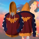Wonder Woman Comics Superhero Zipper Hoodie