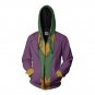 The Joker Super Villain Zipper Hoodie