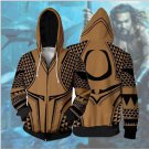Aquaman Arthur Curry Superhero Zipper Hoodie