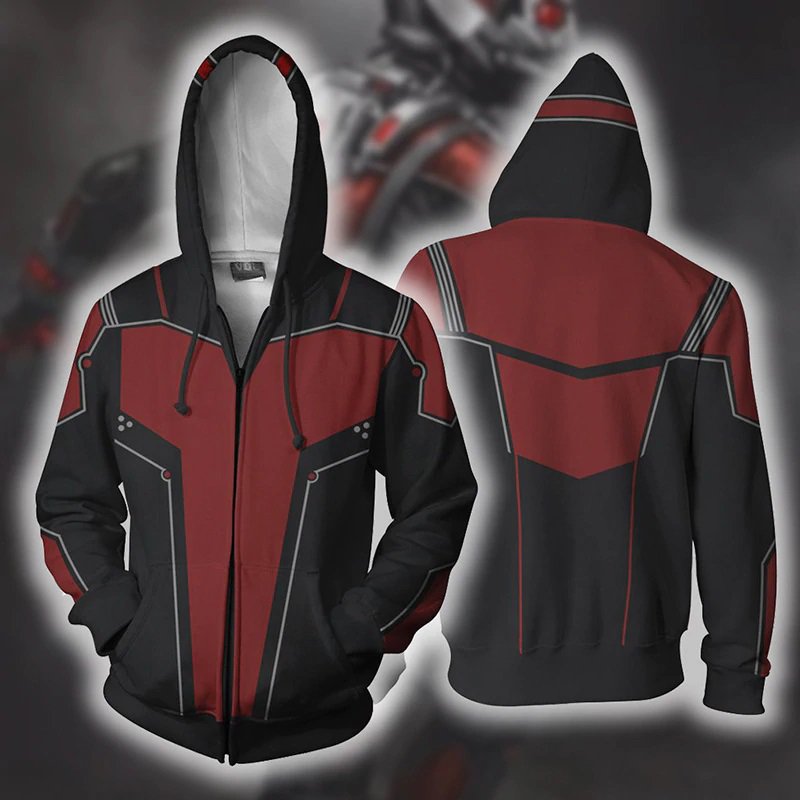 Ant-Man Scott Lang Superhero Zipper Hoodie