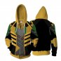 Loki Thor The Dark World Anti-Hero Zipper Hoodie