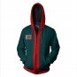 Spiderman Miles Morales Spider-Verse Suit Superhero Zipper Hoodie