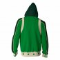 Boku No Hero Asui Tsuyu Suit Zipper Hoodie