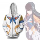 Kill la Kill Satsuki Kiryuin hoodie Suit Zipper Hoodie