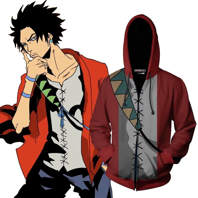 Samurai Champloo Mugen Suit Zipper Hoodie