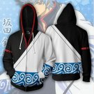 Gintama Sakata Gintoki Suit Zipper Hoodie