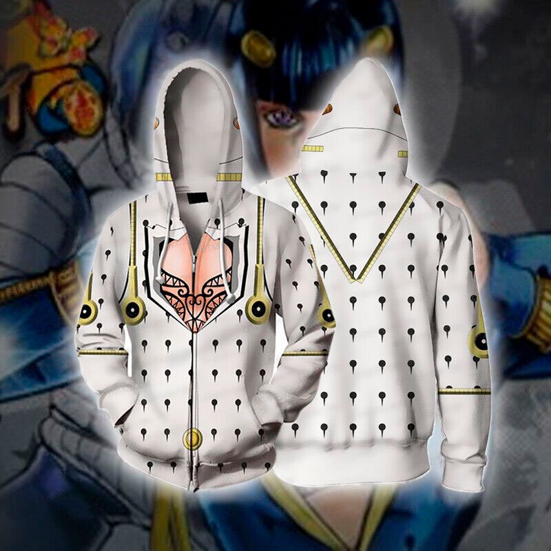 JoJo's Bizarre Adventure Bruno Bucciarat Suit Zipper Hoodie