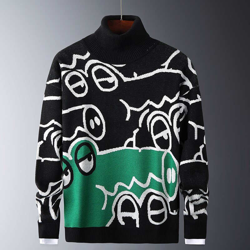 Cartoon Aligator Sweater