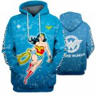 Stars Sky Wonder Woman Youth Unisex Hoodie