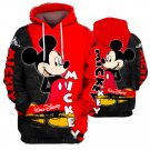 Mickey Mouse Black and Red Youth Unisex Hoodie
