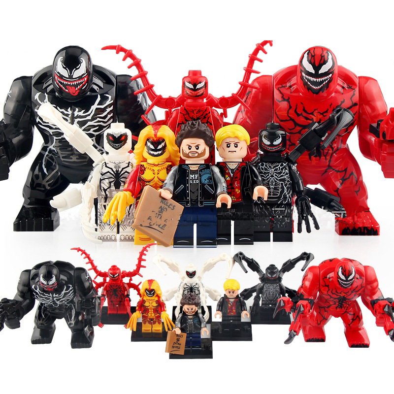 8pcs Marvel Venom Let There Be Carnage Cletus Kasady Eddie Scream Minifigures