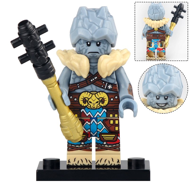 Korg with weapon (Thor Love and Thunder) Marvel Minifigures Building Toys