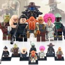 8pcs Star Wars Boba Fett Throne Room Bib Fortuna Fennec Cad Bane Minifigures Toy