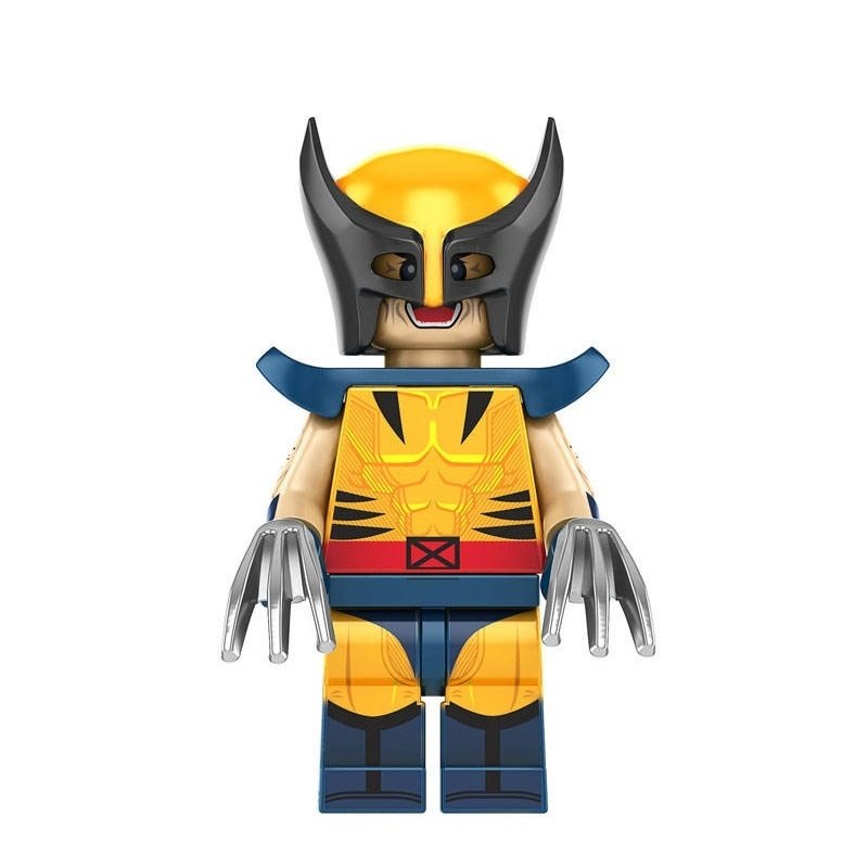 Wolverine Logan X-Men Marvel Comics Minifigures Building Toys